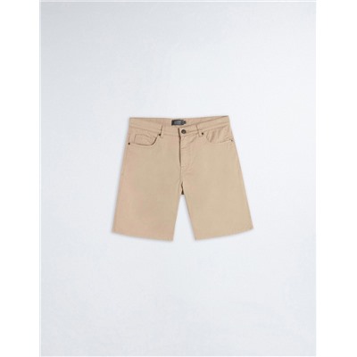 Twill Shorts, Men, Beige