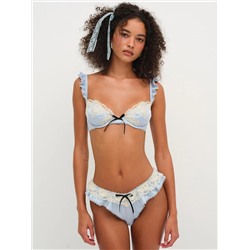 Sweetheart Satin Thong Panty