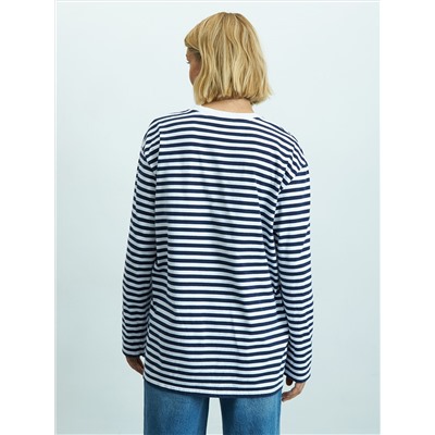 Женский oversize лонгслив из 100% хлопка