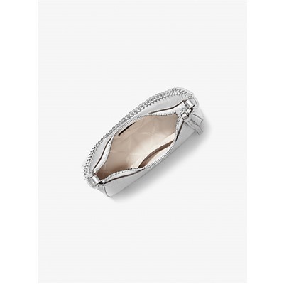 Jet Set Charm Small Metallic Leather Pochette