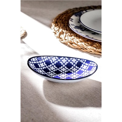 Rêve Bleu Brest New Bone China Oval Tabak