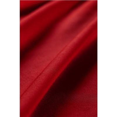 Ciel Tek Kişilik Plus %100 Pamuk Lastikli Saten Çarşaf - Kırmızı