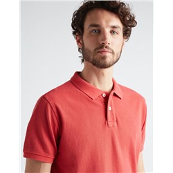 Piquet Polo, Men, Red