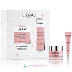 Lierac Hydragenist - Coffret - Crème Hydratante 50 ml + Gel Yeux Hydra-Lissant 15 ml OFFERT