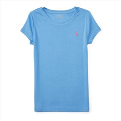 COTTON-BLEND CREWNECK TEE