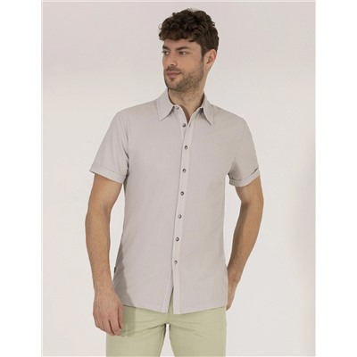Gri Slim Fit Tişört