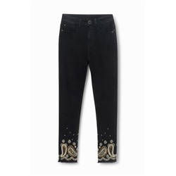 Pantalón tejano skinny tobillero