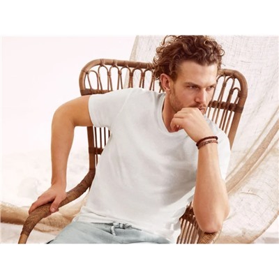 LIVERGY® T-Shirt Herren, mit Rundhalsausschnitt