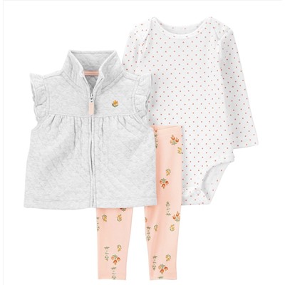 Baby 3-Piece Little Vest Set