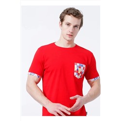 Bad Bear, 22.01.07.020-c54 Flag Pocket Erkek T-shirt