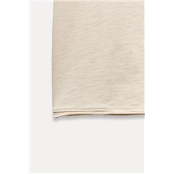 SLUB KNIT COTTON T-SHIRT