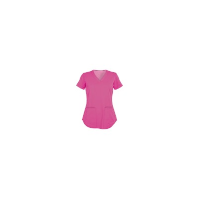 Barco NRG Scrubs STRETCH Modern Fit 3 Pocket Solid Top
