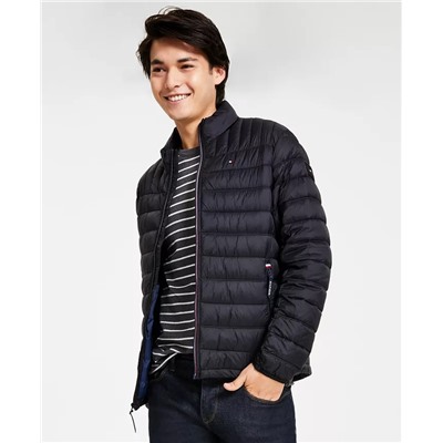 TOMMY HILFIGER Men's Packable Quilted Puffer Jacket