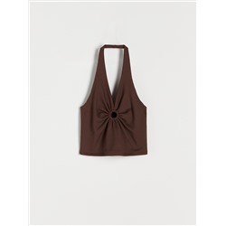 Crop Top aus Jersey