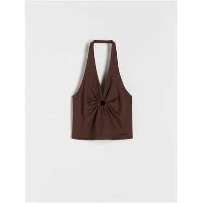 Crop Top aus Jersey