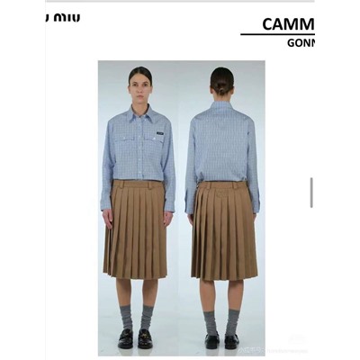Женская юбка в складку   Mi*u Mi*u