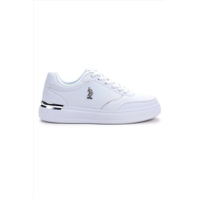 U.S. Polo Assn. U,S POLO BEYAZ KADIN SNEAKER AYAKKABI ALKAZ23
