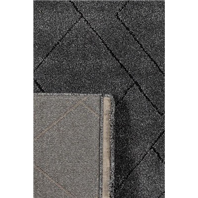 Arlette Halı - Antrasit - 80x300 cm