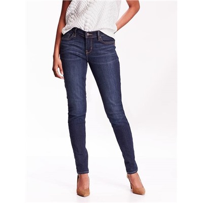 Джинсы OLD NAVY Curvy Mid-Rise Skinny Jeans for Women
