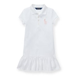 GIRLS 2-6X Big Pony Short-Sleeve Dress
