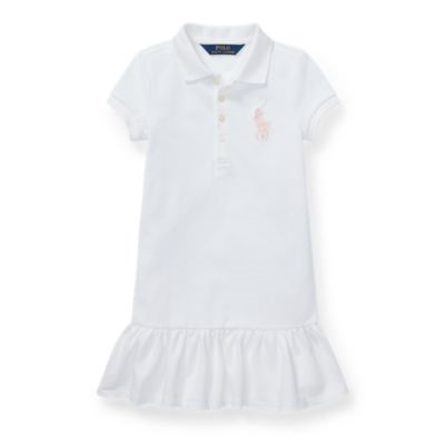 GIRLS 2-6X Big Pony Short-Sleeve Dress