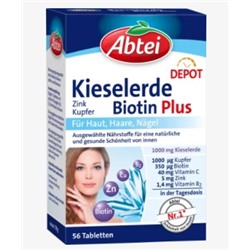 Kieselerde Biotin Plus Tabletten 56 St., 78 g