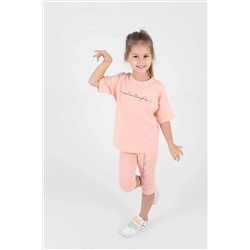 AHENGİM Kids Kız Çocuk Positive Thoughsb Baskılı Takım Ak2227 1-2-10001158