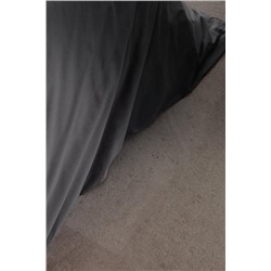 Manon King Size %100 Pamuk Ranforce Düz Nevresim - Antrasit