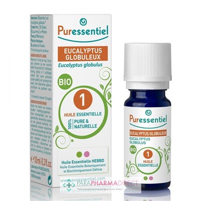Puressentiel Huile Essentielle Eucalyptus Globuleux BIO 10 ml