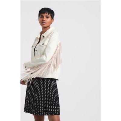 Chaqueta vaquera biker