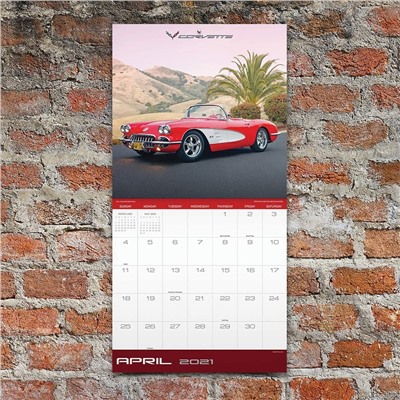 2021 Dream Cars 12"x12" Wall Calendar