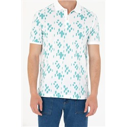 Erkek Mint Polo Yaka Tişört
