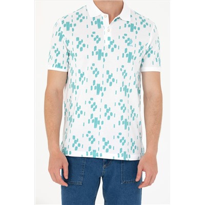 Erkek Mint Polo Yaka Tişört