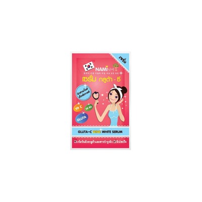 Серум для лица осветляющий с глутатионом и витаминами от Nami 10 мл / Nami Gluta-C Wink White Serum 1 10ml