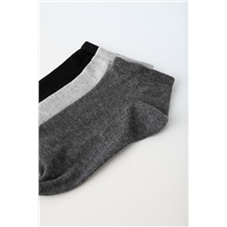 THREE-PACK OF BASIC ANKLE SOCKS