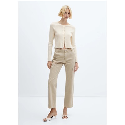 Jeans cargo bolsillos