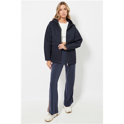 Sudadera con capucha - Azul marino