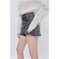 Short vaquero Negro