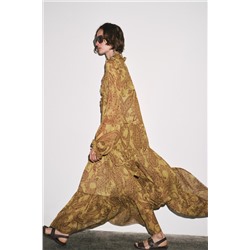 ZW COLLECTION LONG PRINTED DRESS