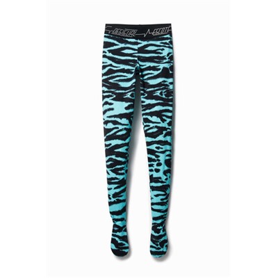 Legging slim animal print