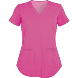 Barco NRG Scrubs STRETCH Modern Fit 3 Pocket Solid Top