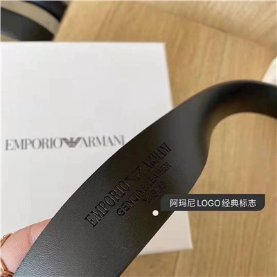 Европейский и американский элитный кожаный ремень класса люкс Emporio Arman*i