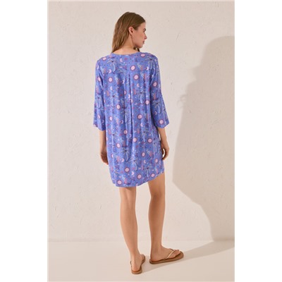 Camisola estampado azul