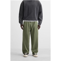PANTALÓN RELAXED FIT PLIEGUES