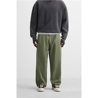PANTALÓN RELAXED FIT PLIEGUES