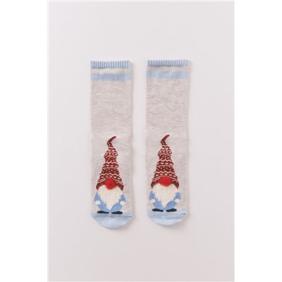 Calcetines largos print gnomo