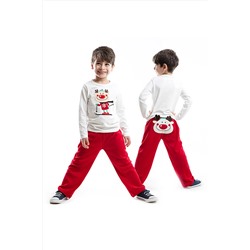 Denokids Geyikli Kadife Erkek Takım CFF-21K1-065