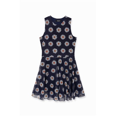 Vestido tul margaritas