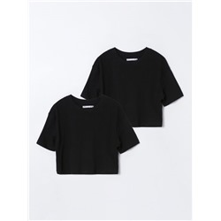 КОМПЛЕКТ ИЗ 2 БАЗОВЫХ футболок CROP