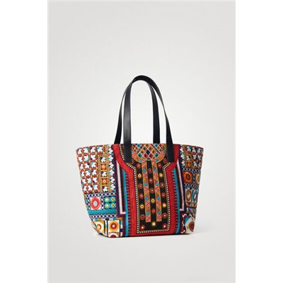 Bolso shopping bag bordados